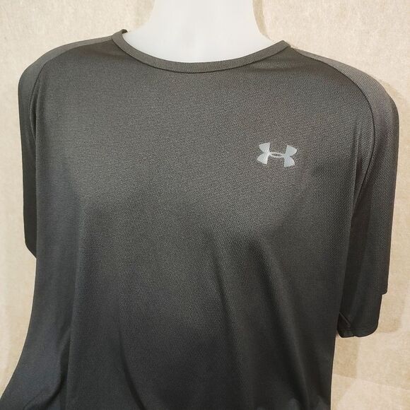 Under Armour The Tech Tee Charcoal Gray Mens #K - Picture 1 of 4